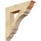 Ekena Millwork Olympic Traditional Rough Sawn Bracket, Douglas Fir, 6"W x 32"D x 32"H BKT06X32X32OLY01RDF - alternate 1